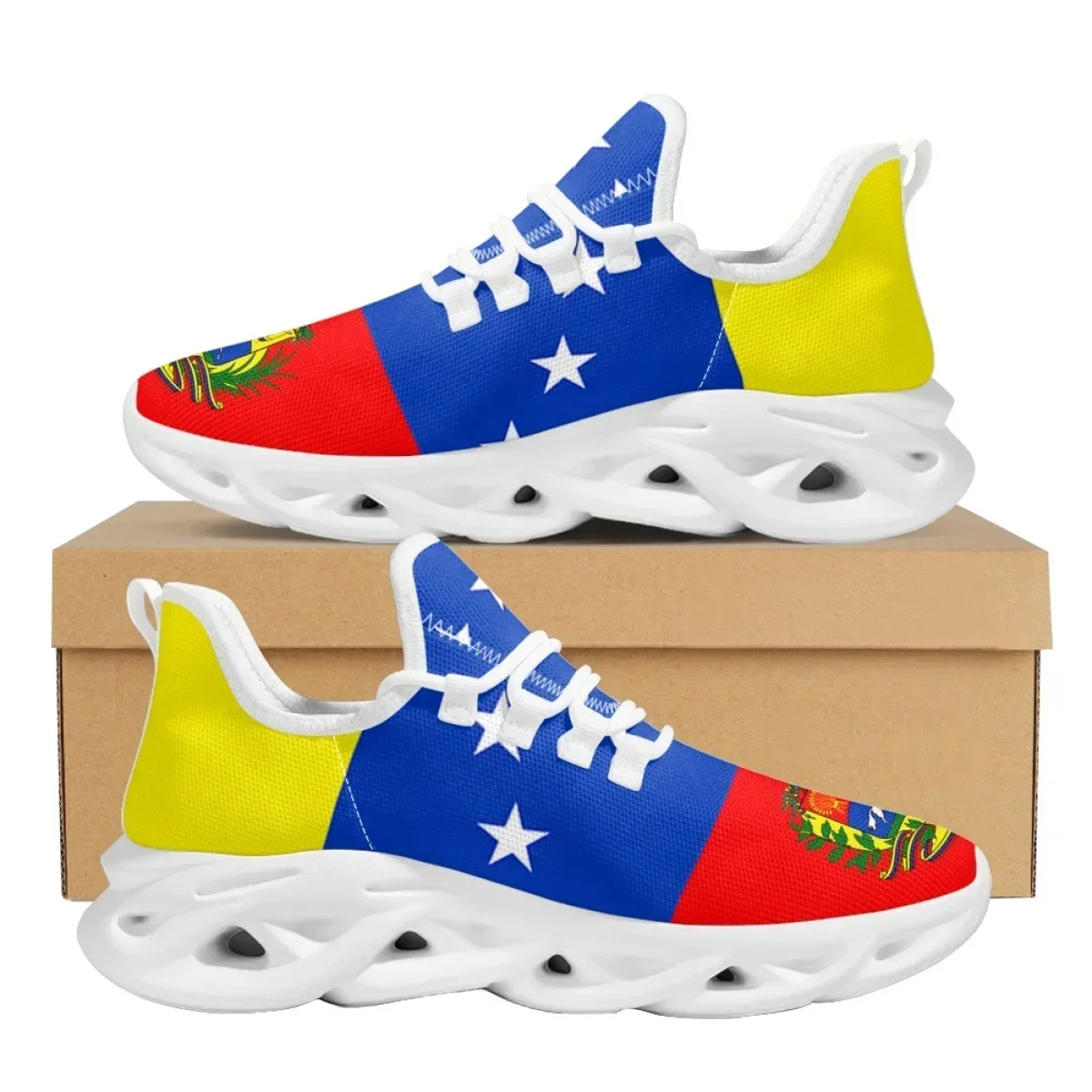 Running Gear Women - Venezuela-Flaggen-Sneaker für Damen und Herren 2023,