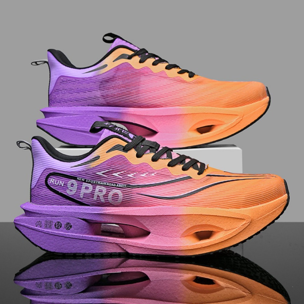 Running Shoe Carbon - Herren-Laufschuhe mit Carbonplatte für Marathon, Spezial-Sportschuhe,