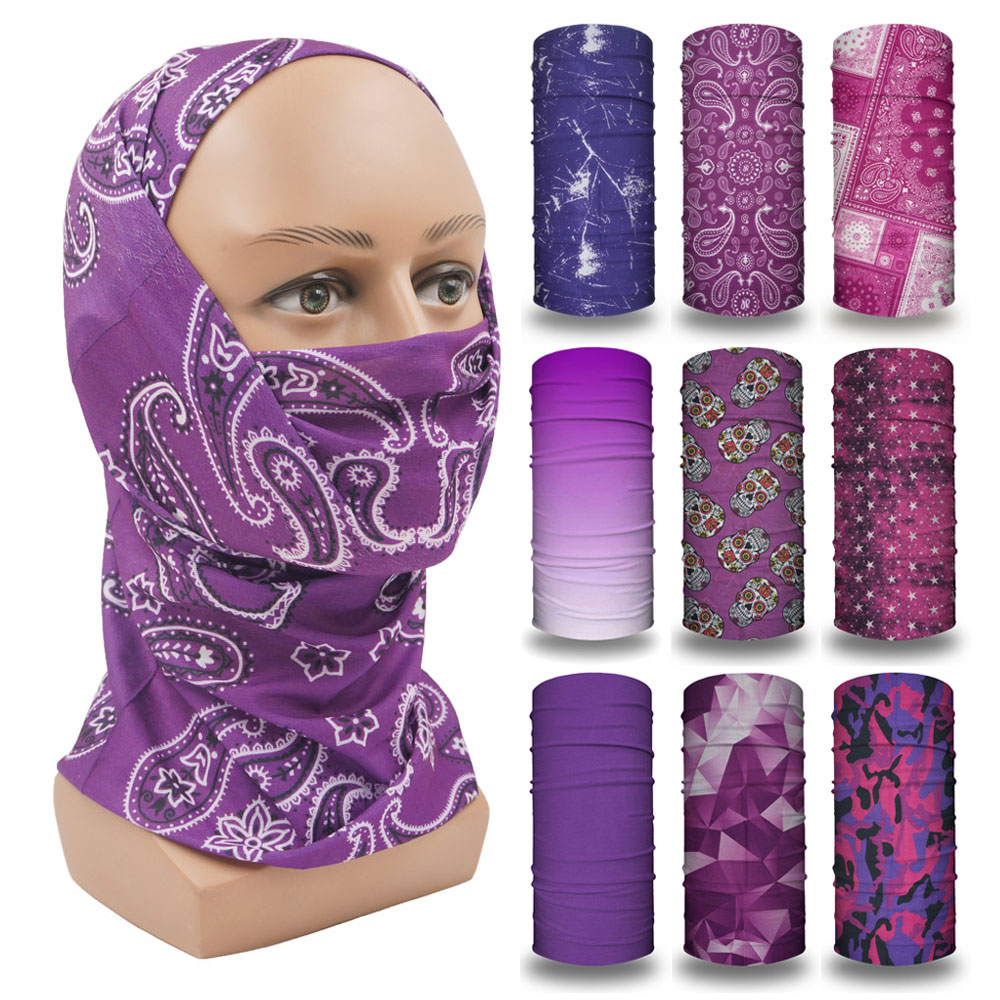 Running Gear Quick Dry - Lila Sturmhaube für Damen, Laufen, Camping,
