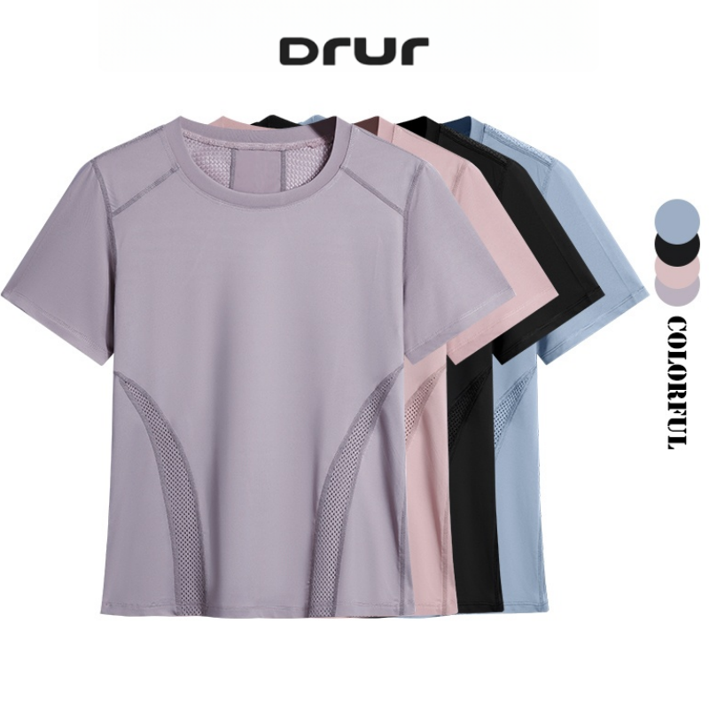 Running Gear Women - DRUR Sommer Leichtes Lauf-T-Shirt für Damen,