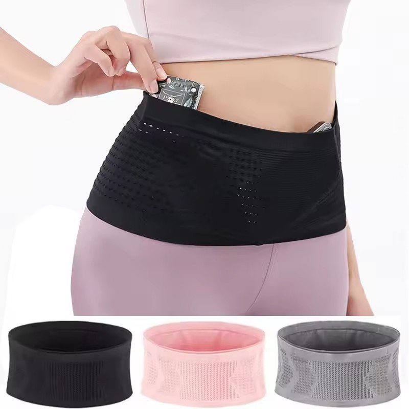Running Gear Kit - Nahtlose Unsichtbare Laufgürtel-Tasche Sporttaschen Leichte Unsichtbare