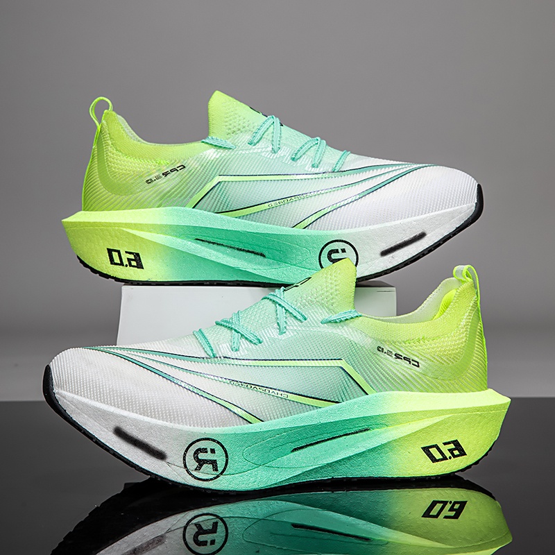 Running Shoe Carbon - Laufschuhe für Herren, Carbon-Board-Marathon-Sneaker, ultraleicht, atmungsaktiv,