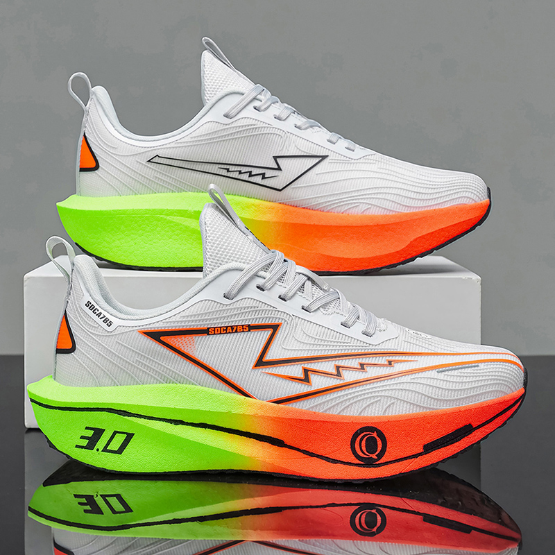 Running Shoe Carbon - Herren-Laufschuhe mit Carbonplatte für Marathon, Spezial-Sportschuhe,