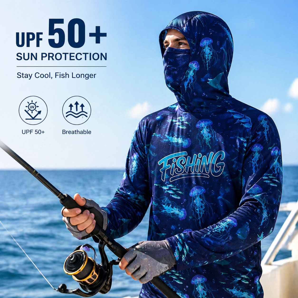 Angler-Hoodie, Reitoberteil, U – Running Gear Kit Bewertung und Preis