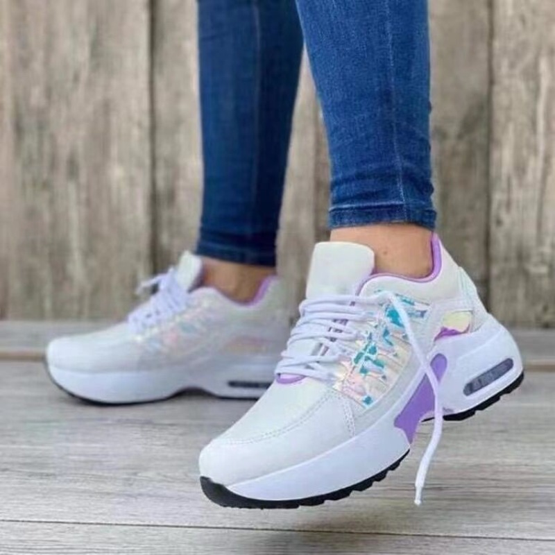 Damenmode-Sneaker mit Plateau, – Running Gear Women Bewertung und Preis